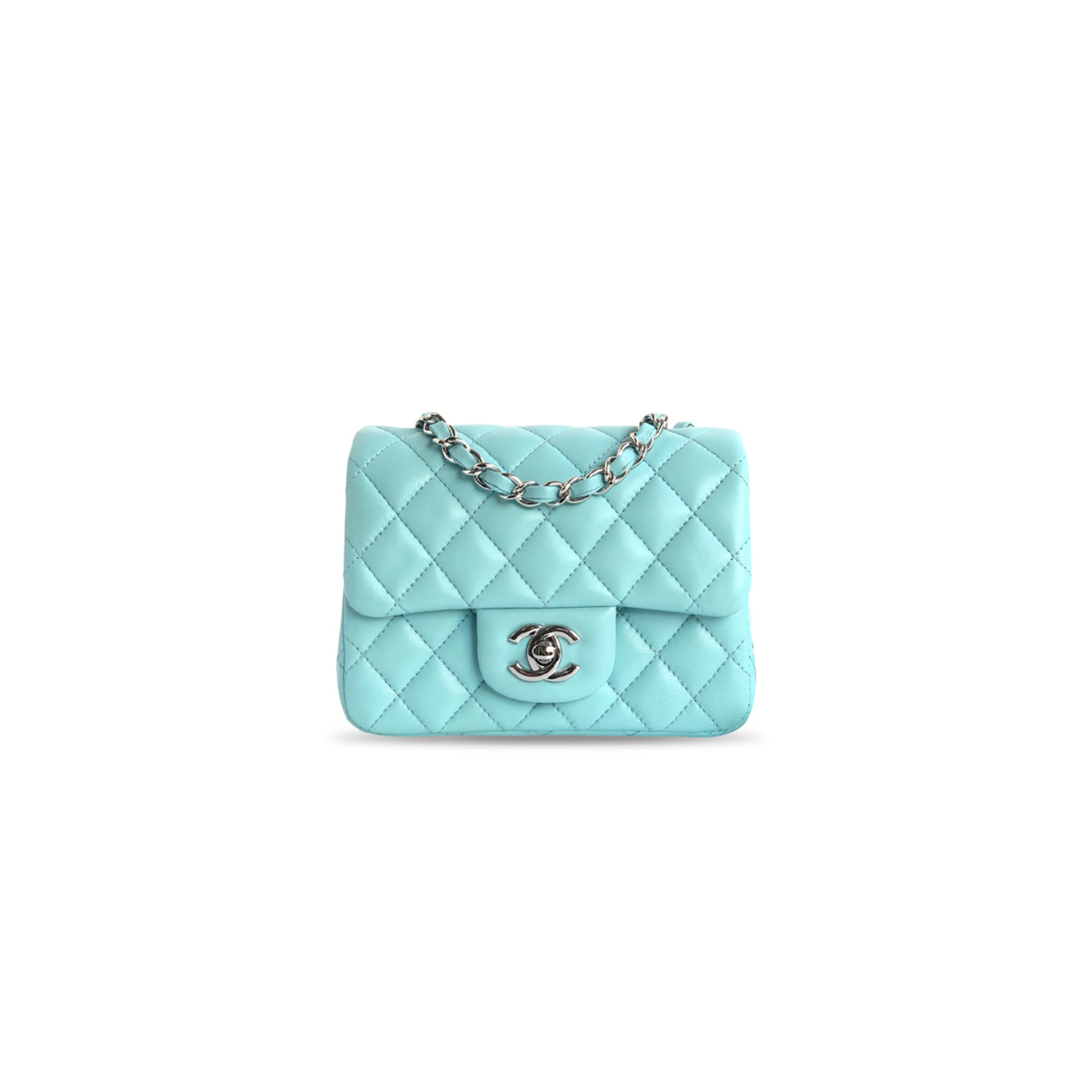 CHANEL MINI CLASSIC SQUARE FLAP HARDWARE AS1115 (17*13.5*8cm)